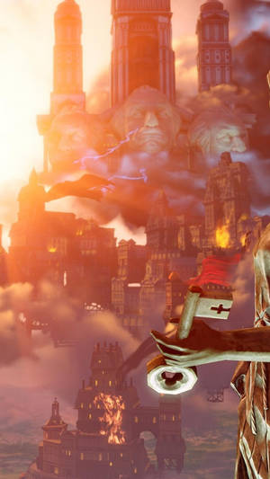 Bioshock Infinite Iphone Comstock House Wallpaper