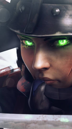 Bioshock Infinite Iphone Elizabeth Green Eyes Wallpaper