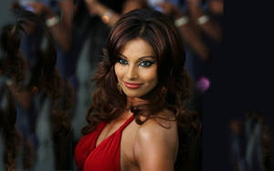 Bipasha Basu Red Dress Wallpaper