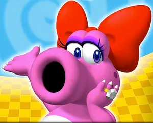 Birdo - A Colorful And Delightful Character Wallpaper