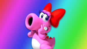 Birdo Strikes A Pose - Nintendo Character In Vibrant Colors Wallpaper