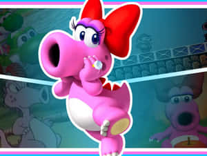 Birdo: The Colorful And Whimsical Creature Wallpaper