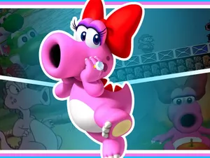 Birdo: The Colorful And Whimsical Creature Wallpaper