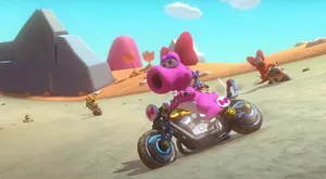 Birdo, The Pink Video Game Prowess Wallpaper