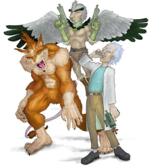 Birdperson From The Popular Animated Show Rick And Morty Wallpaper