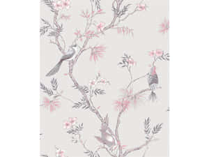Birdsand Floral Pattern Wallpaper Wallpaper