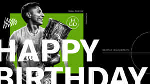 Birthday Poster Of Raul Ruidiaz Wallpaper