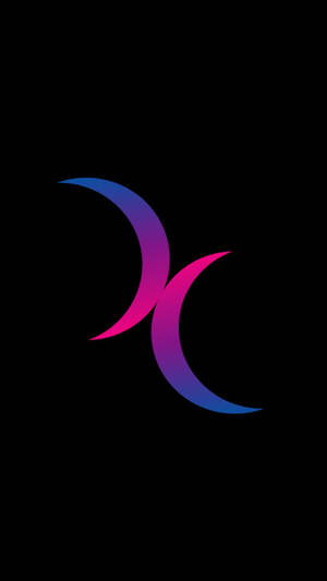 Bisexual Aesthetic Crescent Moons Wallpaper