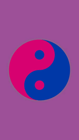 Bisexual Aesthetic Yin Yang Wallpaper