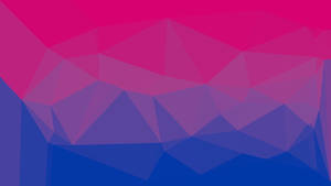 Bisexual Flag Shapes Wallpaper