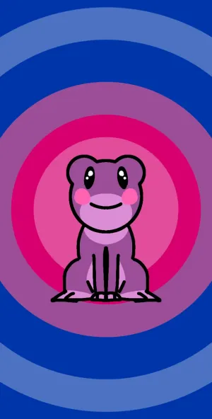 Bisexual Pride Frog Pfp.jpg Wallpaper