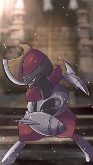 Bisharp In Battle Wallpaper