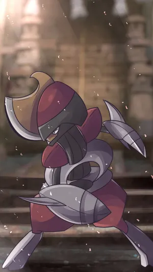 Bisharp In Battle Wallpaper