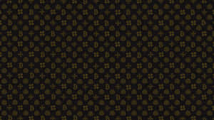 Bitcoin Pattern Dark Background Wallpaper