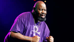 Biz Markie Performingon Stage Wallpaper