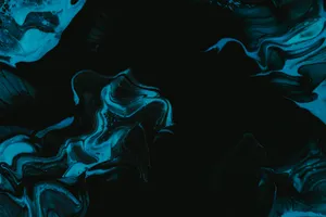 Black Abstract With Blue Paint Wallpaper