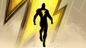 Black Adam Silhouette Art Wallpaper