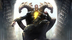 Black Adam Throne Wallpaper