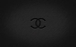 Black Aesthetic Chanel Logo Wallpaper
