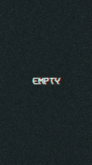 Black Aesthetic Empty Phone Wallpaper