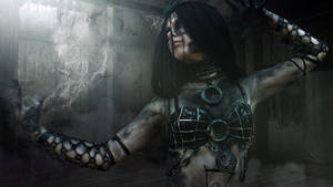 Black Aesthetic Enchantress Wallpaper