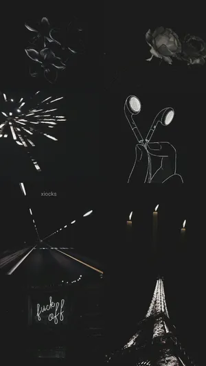 Black Aesthetic Iphone Dark City Wallpaper