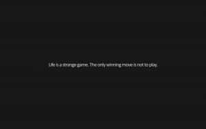 Black Aesthetic Quotes Desktop Life Play Wallpaper