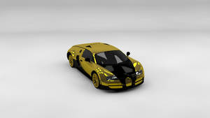 Black And Gold Sportscar Wallpaper