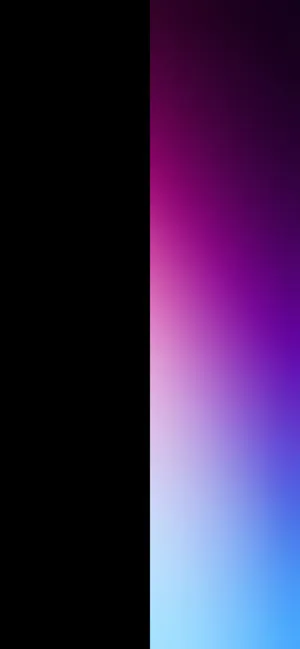 Black And Gradient Purple Split Wallpaper