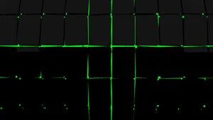 Black And Green Grid Pattern Wallpaper