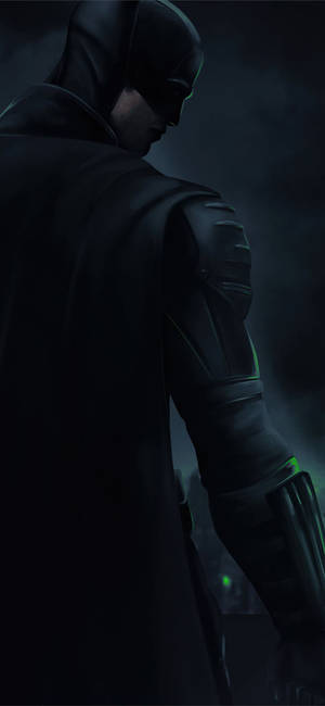 Black And Green The Batman Iphone Wallpaper