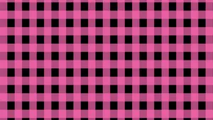 Black And Pink Aesthetic Gingham Pattern Wallpaper