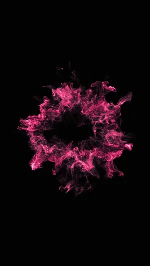 Black And Pink Iphone Magic Aura Wallpaper