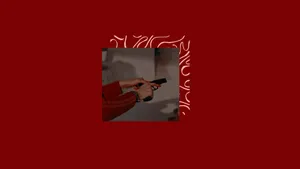 Black And Red Hand Cocking Gun Wallpaper