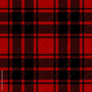 Black And Red Plaid Criss-cross Wallpaper
