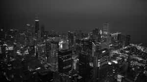 Black And White Aesthetic Pc Cityscape Wallpaper