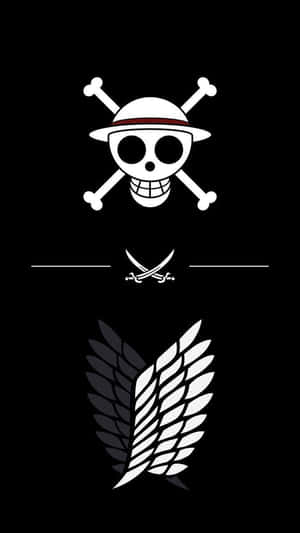 Black And White Anime Adventure Wallpaper