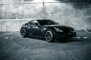 Black And White Black Sports Cars Wallpaper
