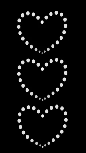 Black And White Dots Abstract Pattern Wallpaper