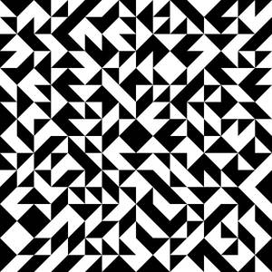 Black And White Geometric Pattern Wallpaper