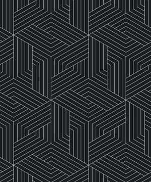 Black And White Geometric Pattern Wallpaper Wallpaper