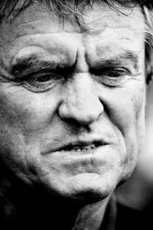 Black And White German Former Professional Football Goalkeeper Sepp Maier Wallpaper