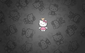 Black And White Hello Kitty Desktop Wallpaper