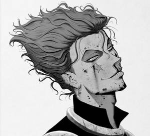 Black And White Hisoka Morow Wallpaper