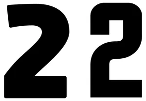 Black And White Numbers On A Wall Wallpaper