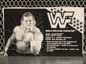 Black And White Poster Of Sid Vicious Wwf Wallpaper