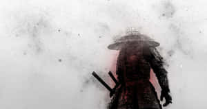 Black And White Samurai Warrior Wallpaper Wallpaper