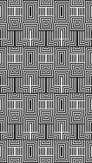 Black And White Squares And Rectangles Wallpaper