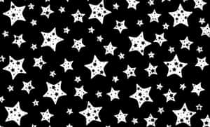 Black And White Star Wallpaper Wallpaper