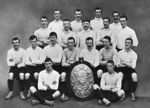 Black And White Tottenham Hotspurs Fc Old Team Wallpaper